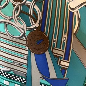 authentic Hermes silk scarf